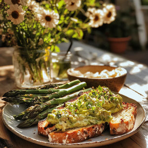 Smørrebrød asperges